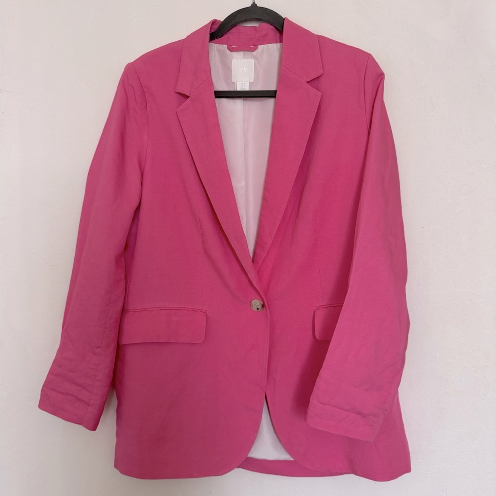 H&M Pink Single-Button Blazer - Picture 6 of 6